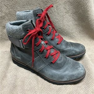 Sorel Harlow Leather Boots Women’s 10 Excellent